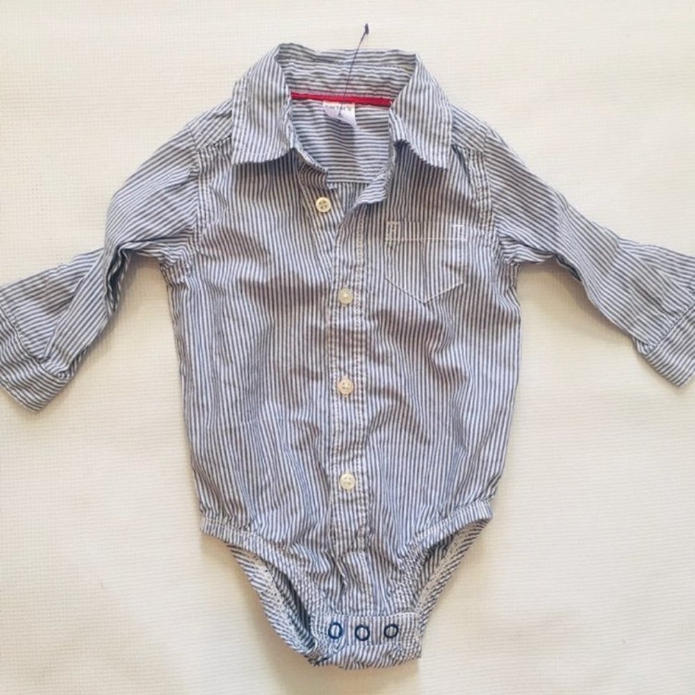 4/$20 Carter's Striped Onesie